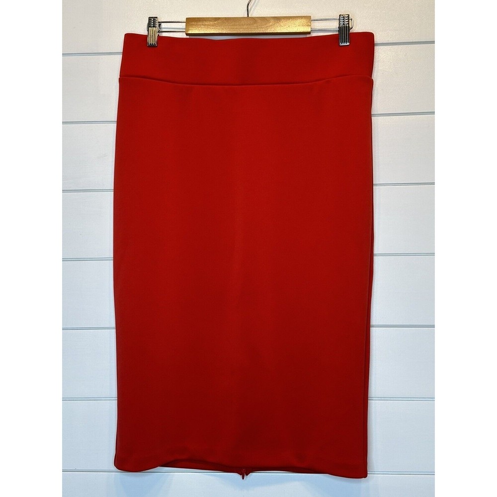 Eloquii Red Pencil Skirt - Picture 2 of 13